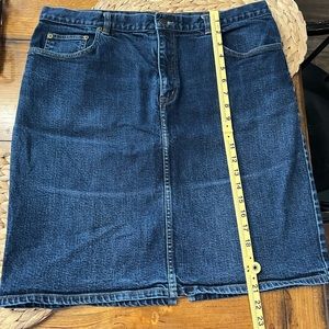 Ralph Lauren denim skirt.